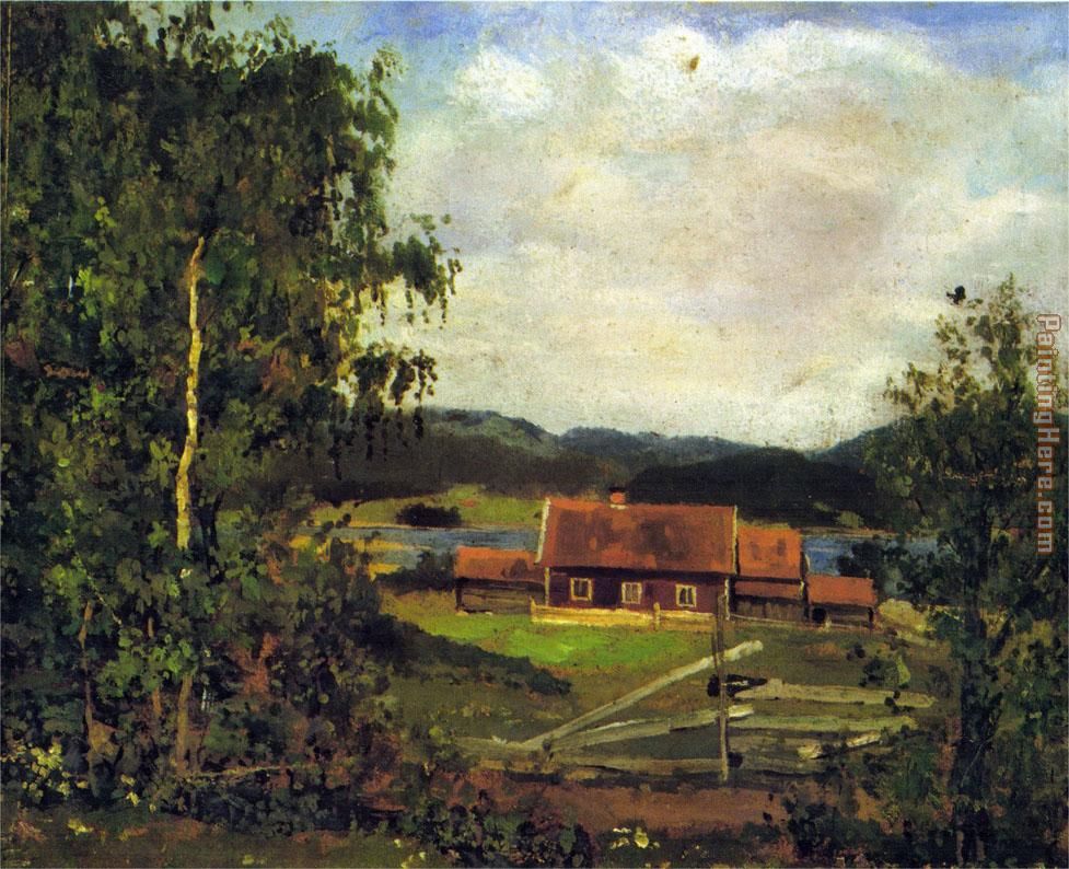 Edvard Munch Landscape_ Maridalen by Oslo